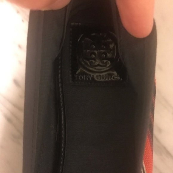 Tory Burch Reva Stripe Slip On Canvas Sneaker 10 - Picture 4 of 5